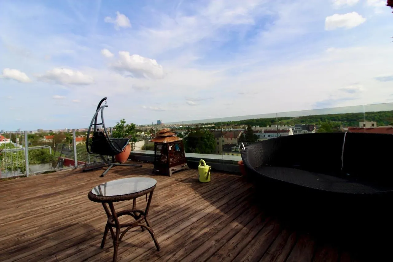 Rooftop Garden Loft 360 View Over Vienna Austria