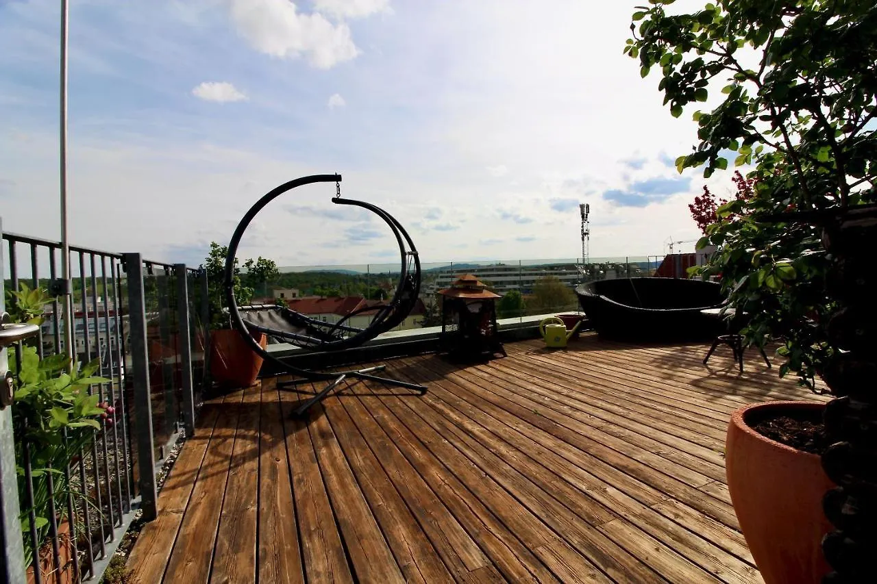 Apartment Rooftop Garden Loft 360 View Over Vienna Austria